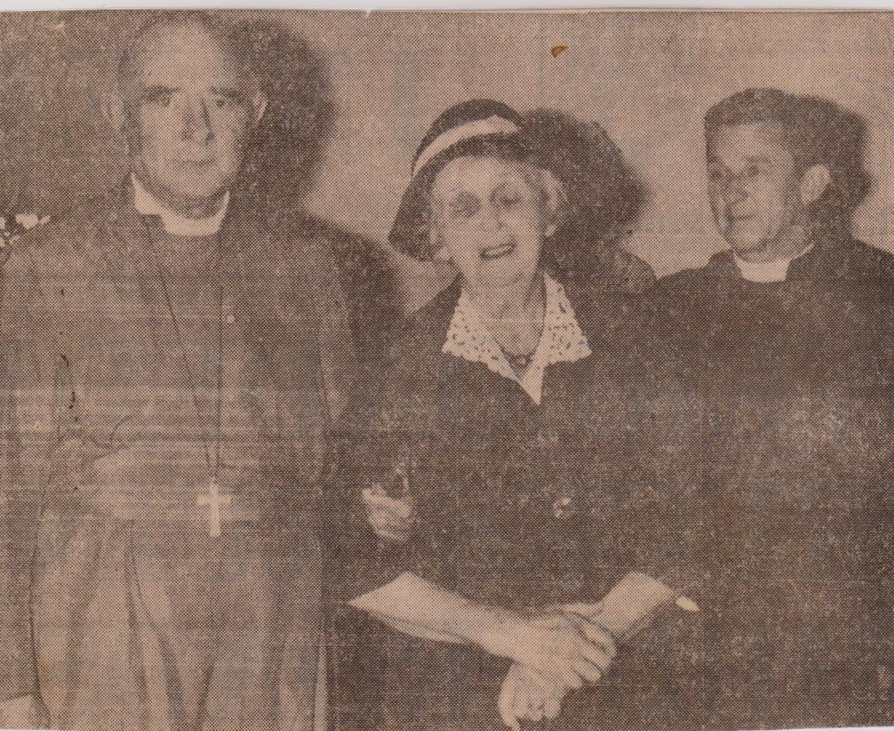 Bishop Moyes, Nellie and Evans